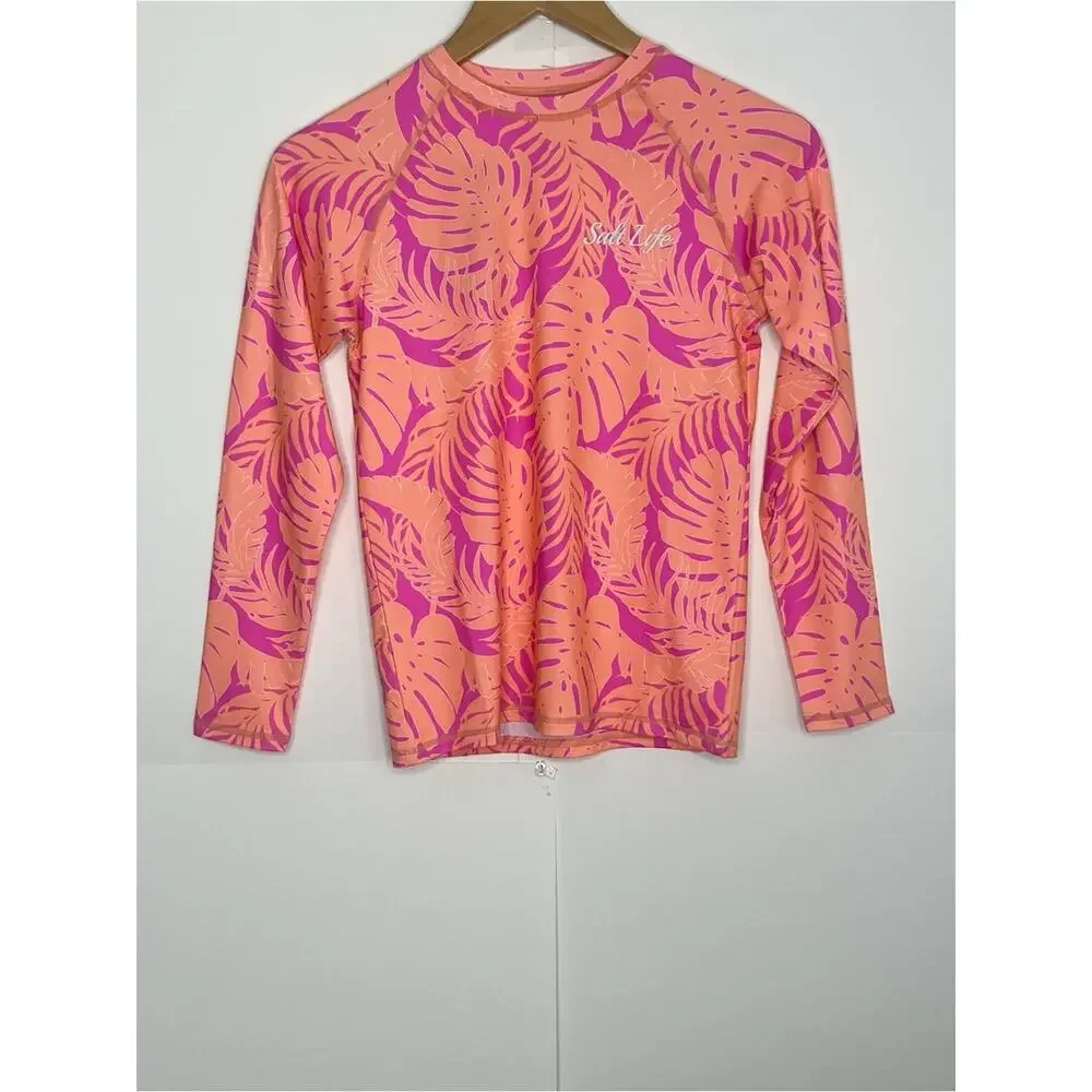 Salt Life Kids Rash Guard Size Medium